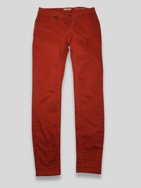 Burberry Brit Westbourne Skinny Ankle Red Jeans Size 28